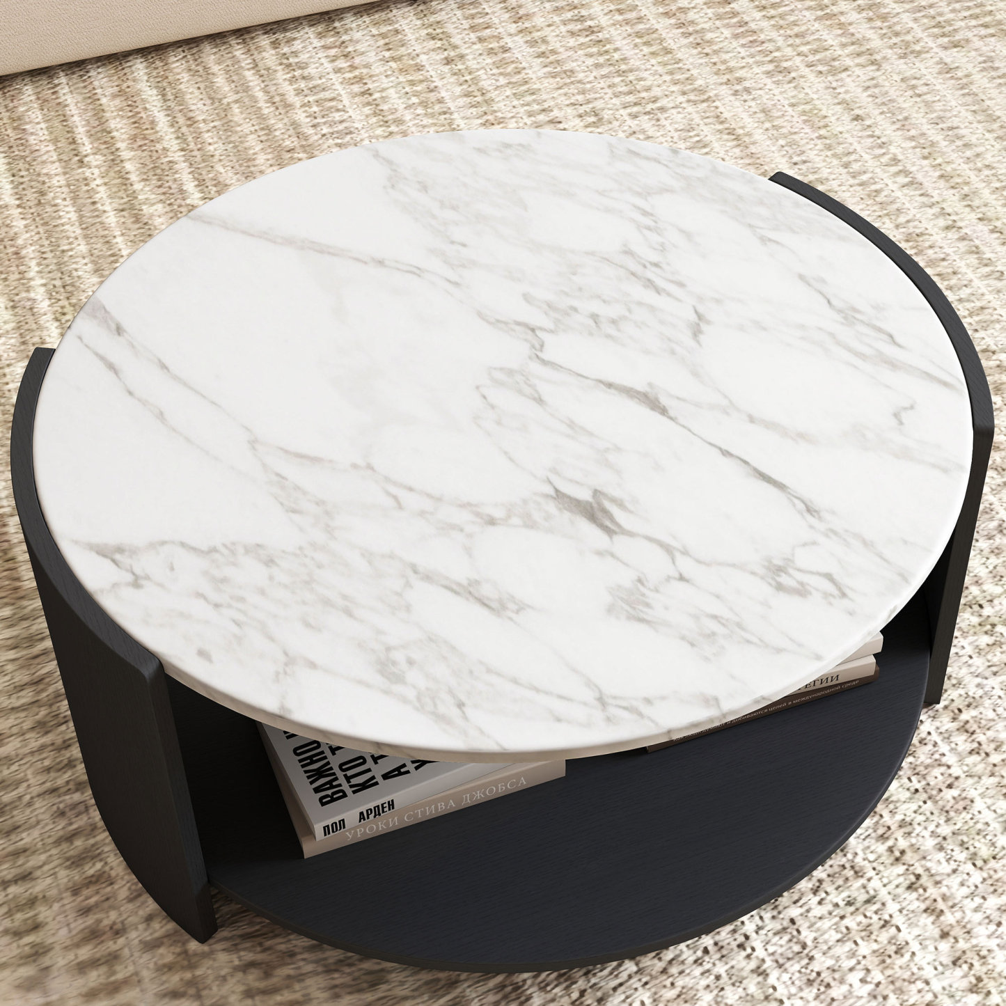 Gia Cultured Marble Coffee Table