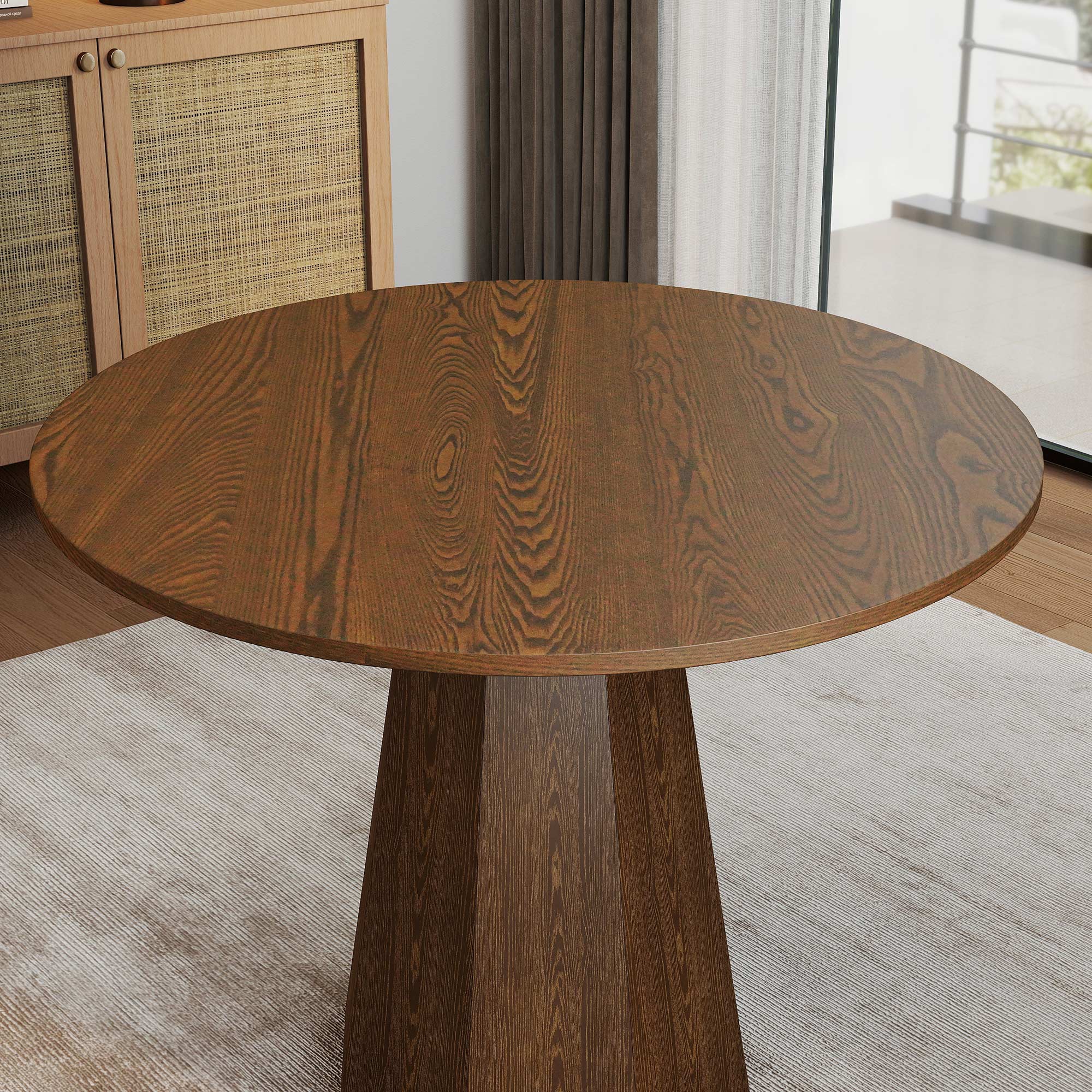 Clark 39" Round Modern Dining Table Set