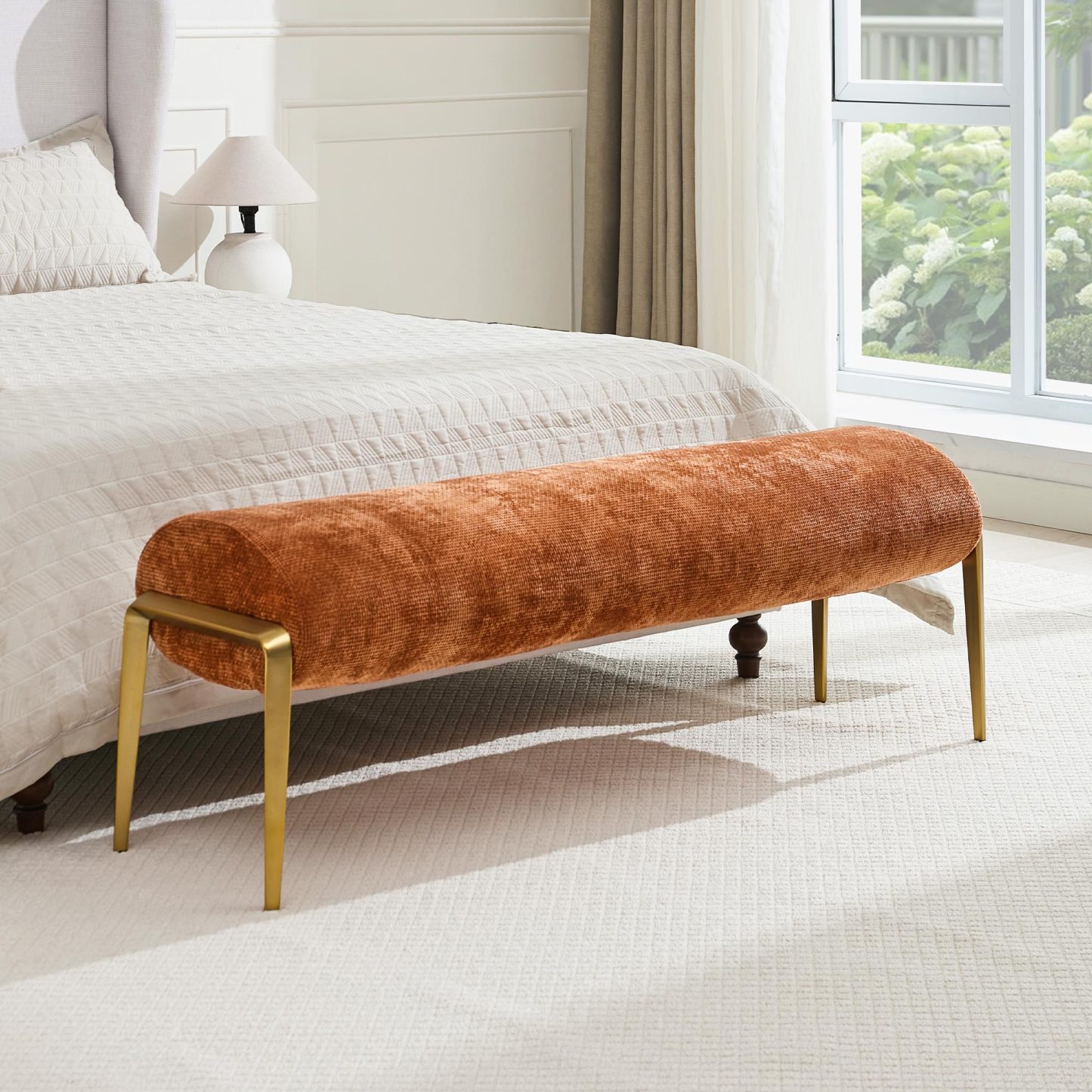 Berlin Chenille Bench