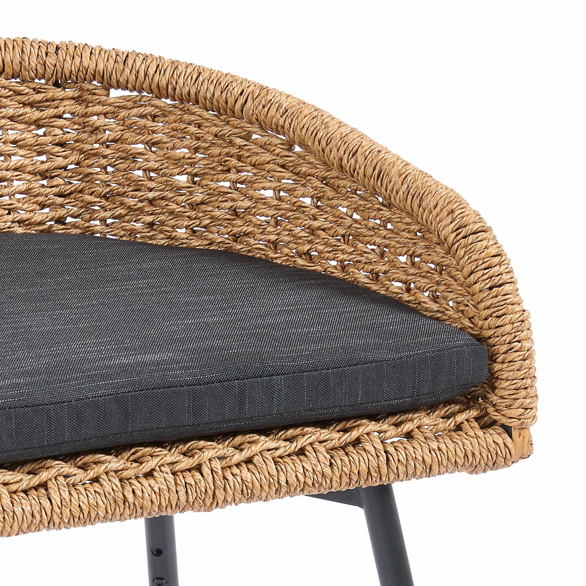 Neil Outdoor Cane Bar Stools Set