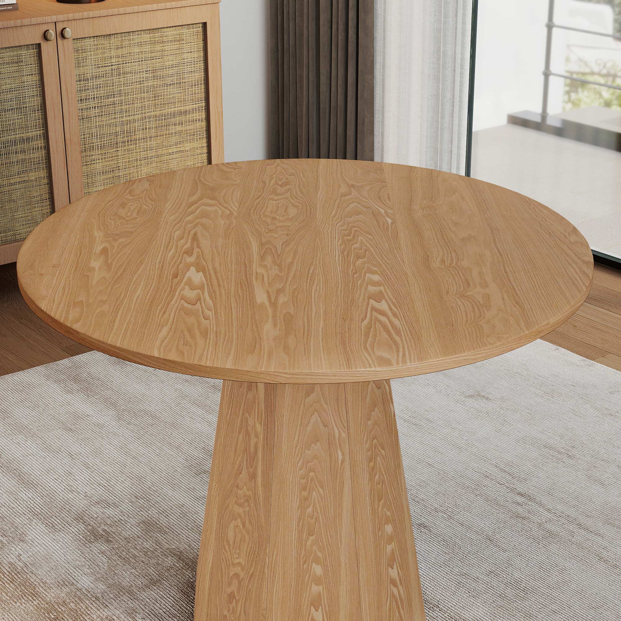 Clark 39" Round Modern Dining Table Set