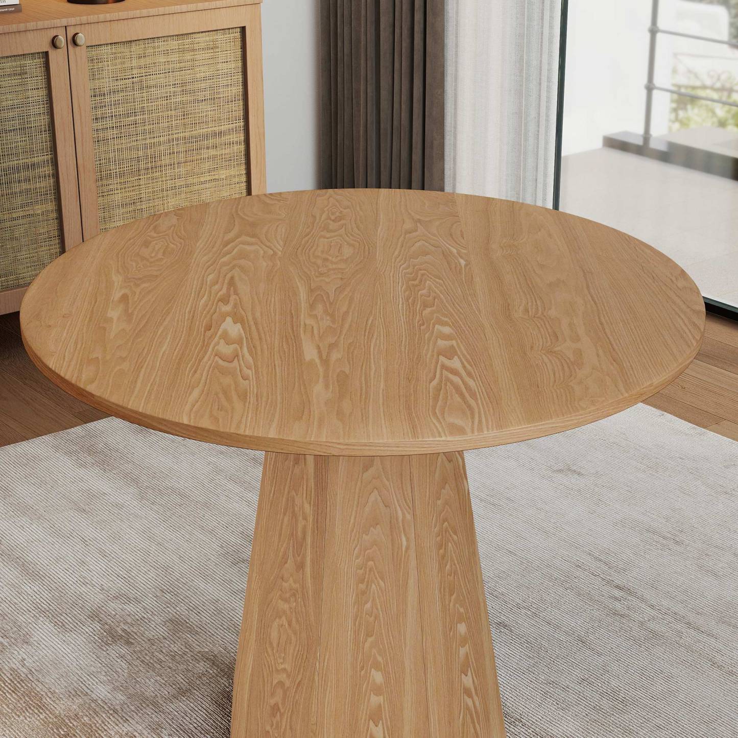 Clark 39" Round Modern Dining Table Set