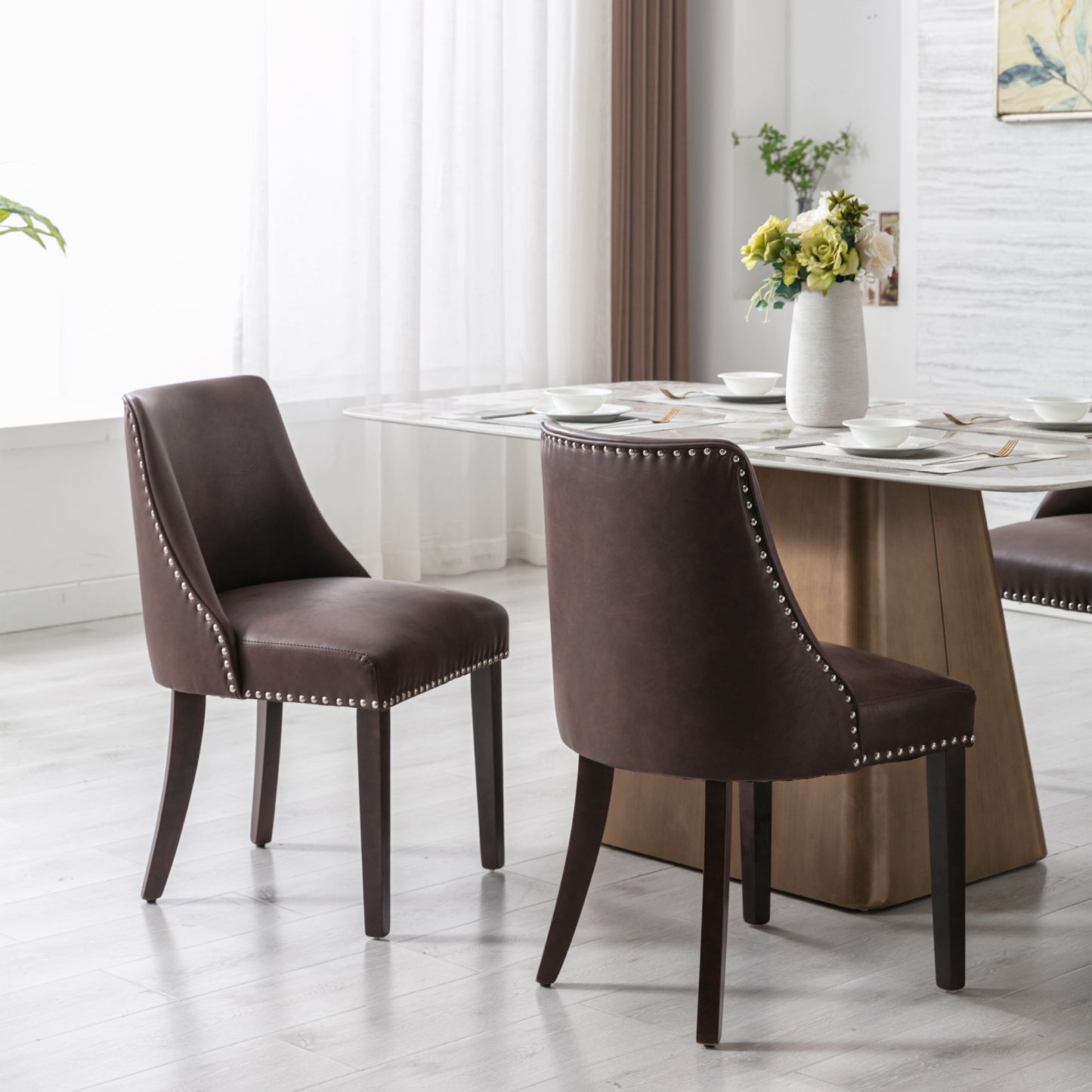 Eloise Linen Dining Chairs (Set of 2)