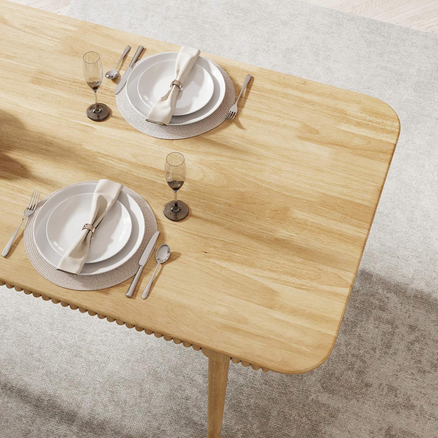 James 63'' Rectangular Dining Table Set for 4-6