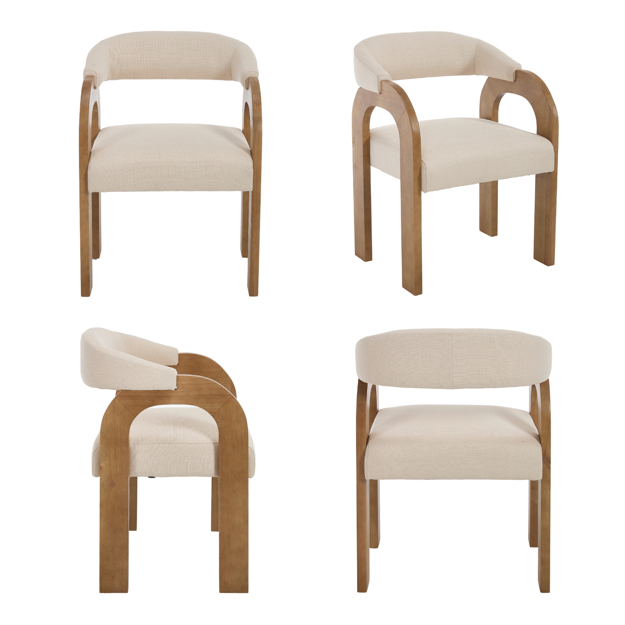 Clark 39" Round Modern Dining Table Set