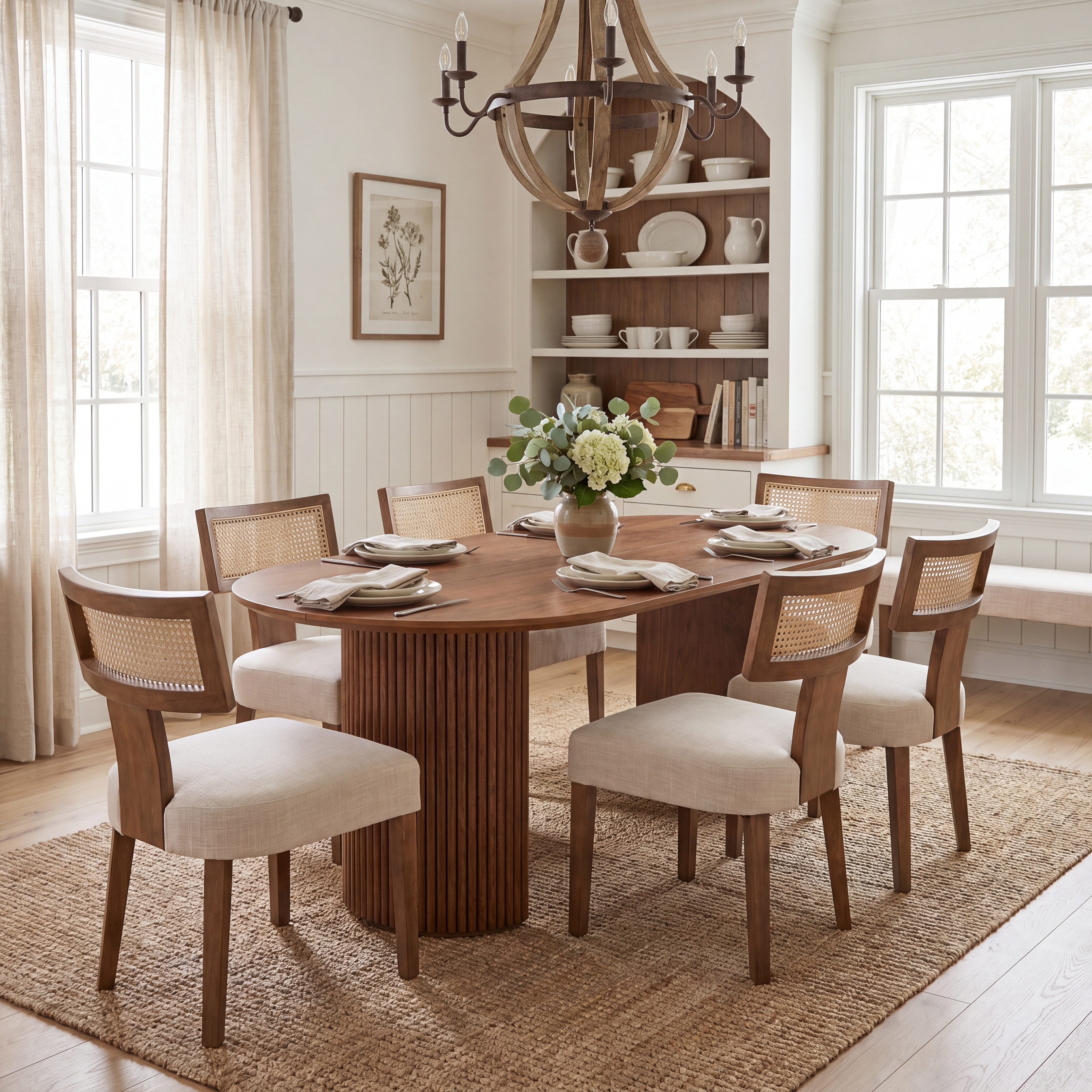 [Copy]Payson Dining Table With Chairs Set