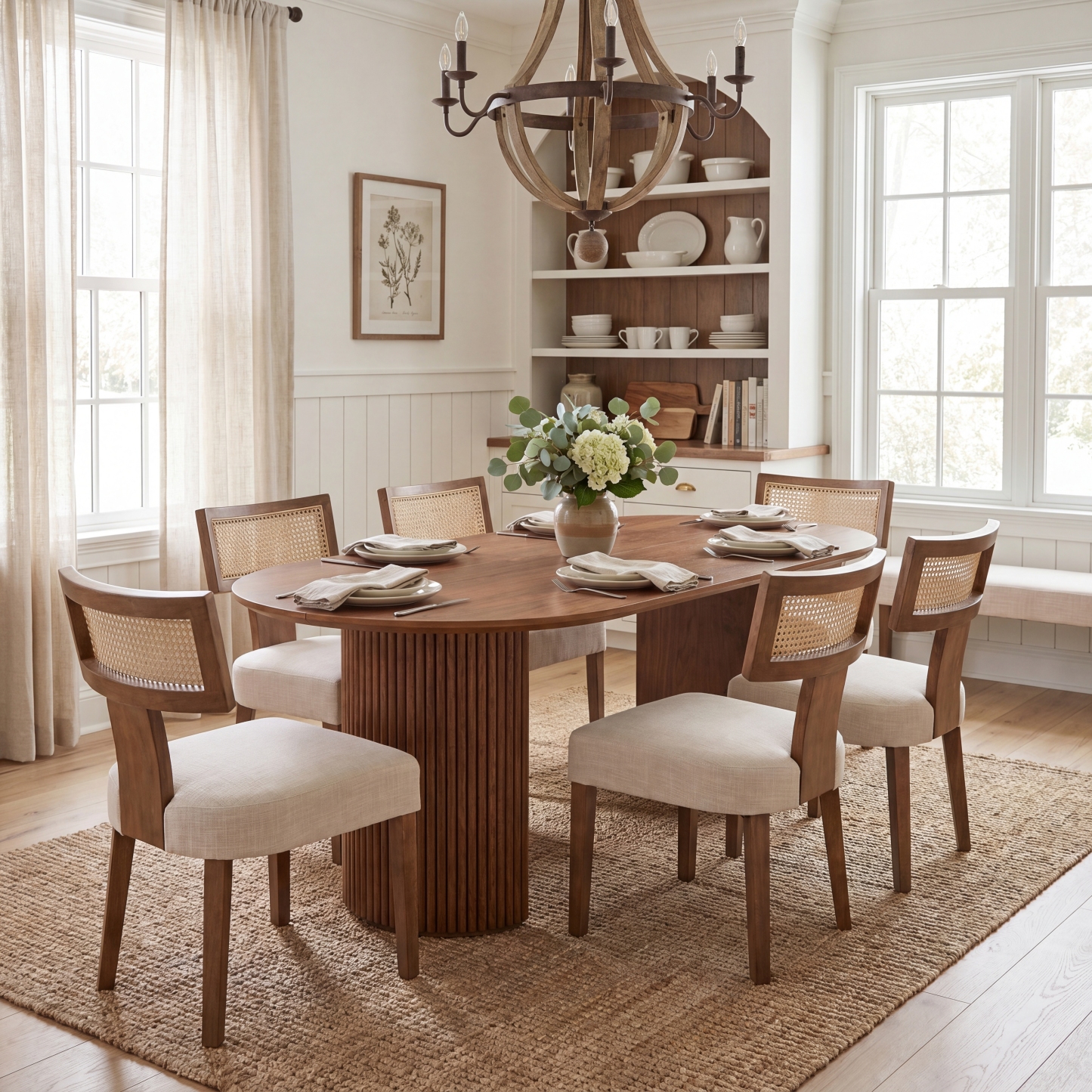 [Copy]Payson Dining Table With Chairs Set