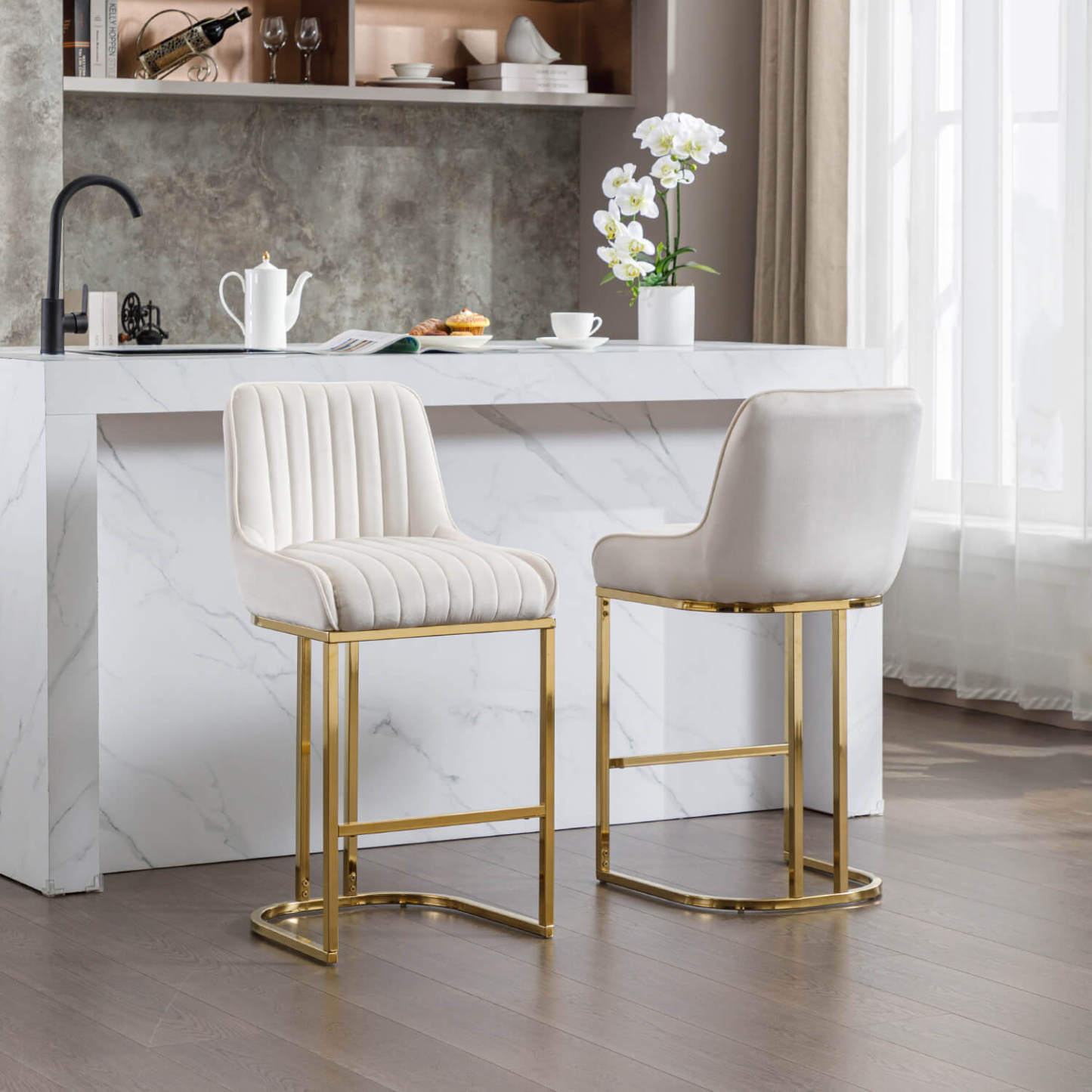 Spencer Counter & Bar Stools (Set of 2)