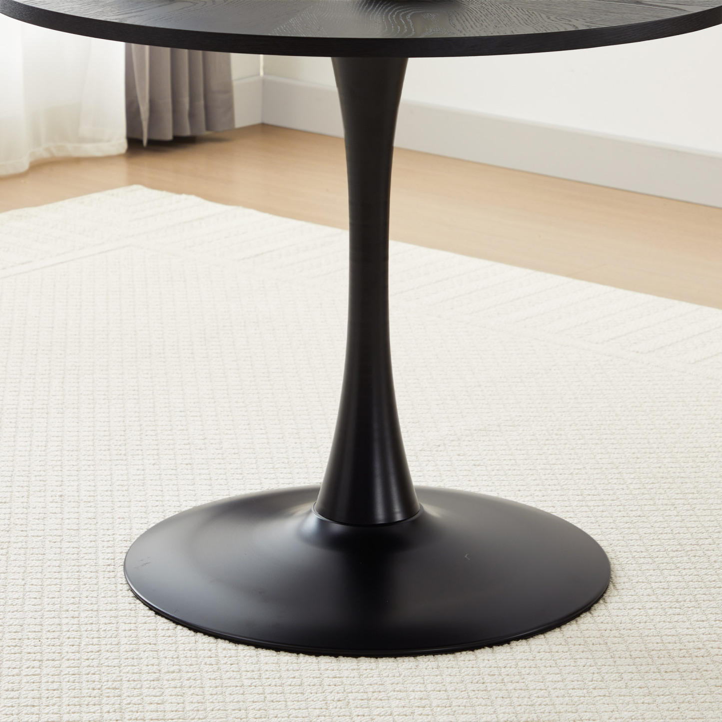 35'' Tulip Black Dining Table