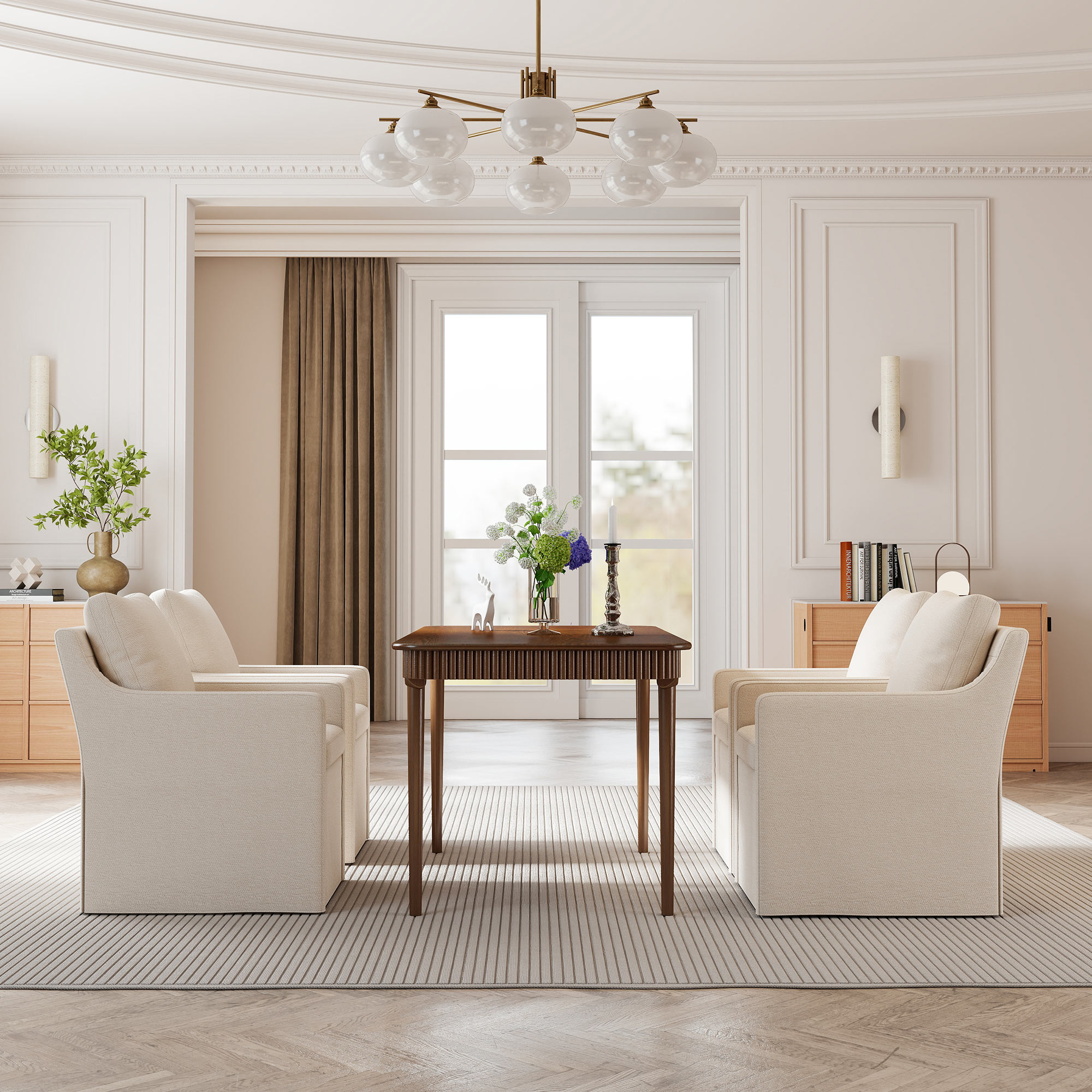 James 63'' Rectangular Dining Table Set