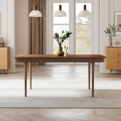 James 63'' Rectangular Dining Table Set for 4-6