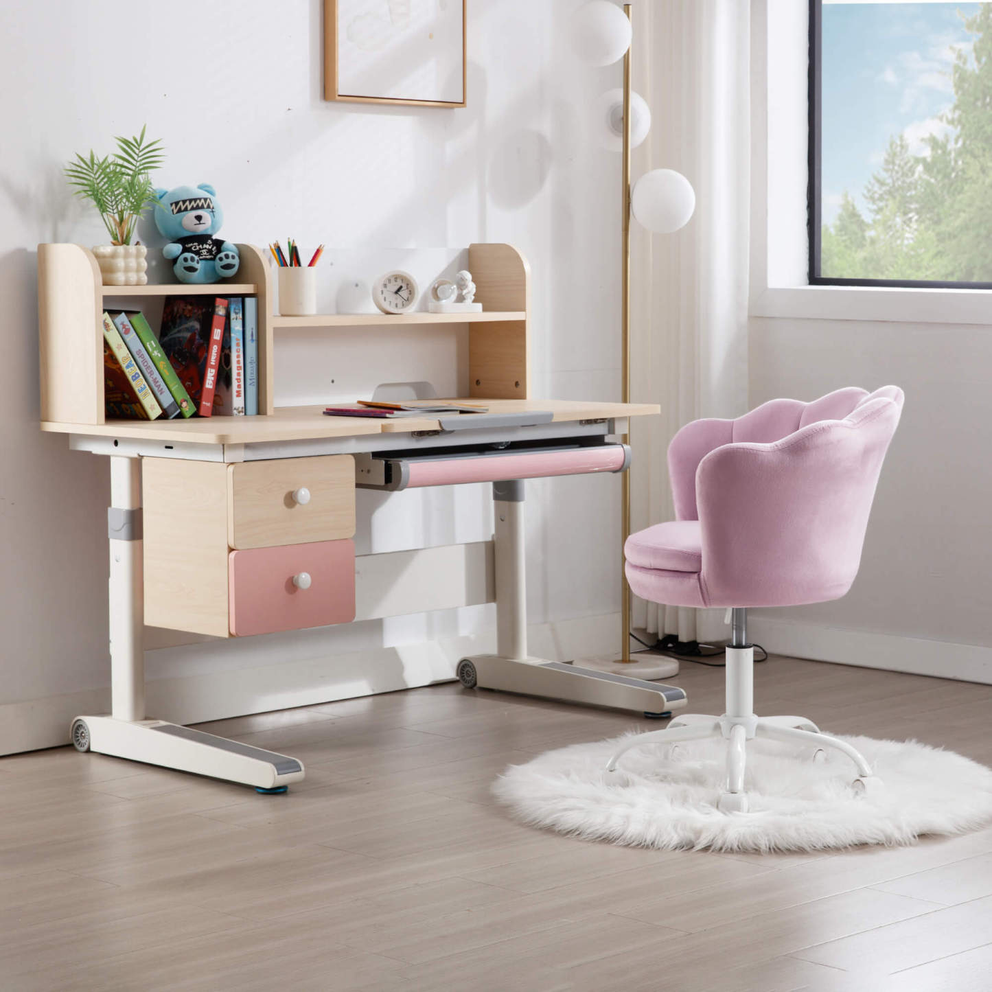 🌸Flower Kids Desk Chair