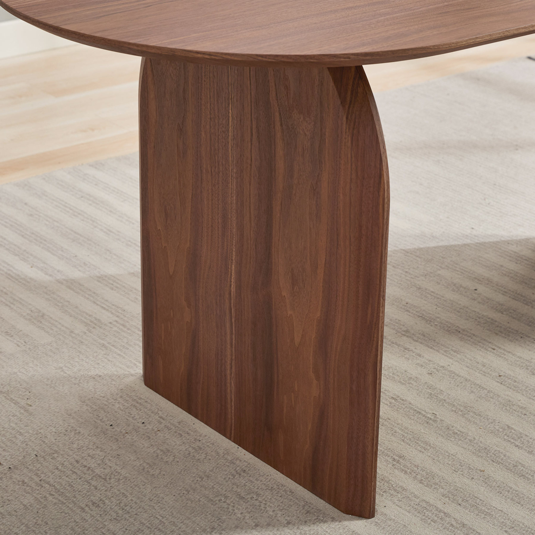 Birch Oval Dining Table Set