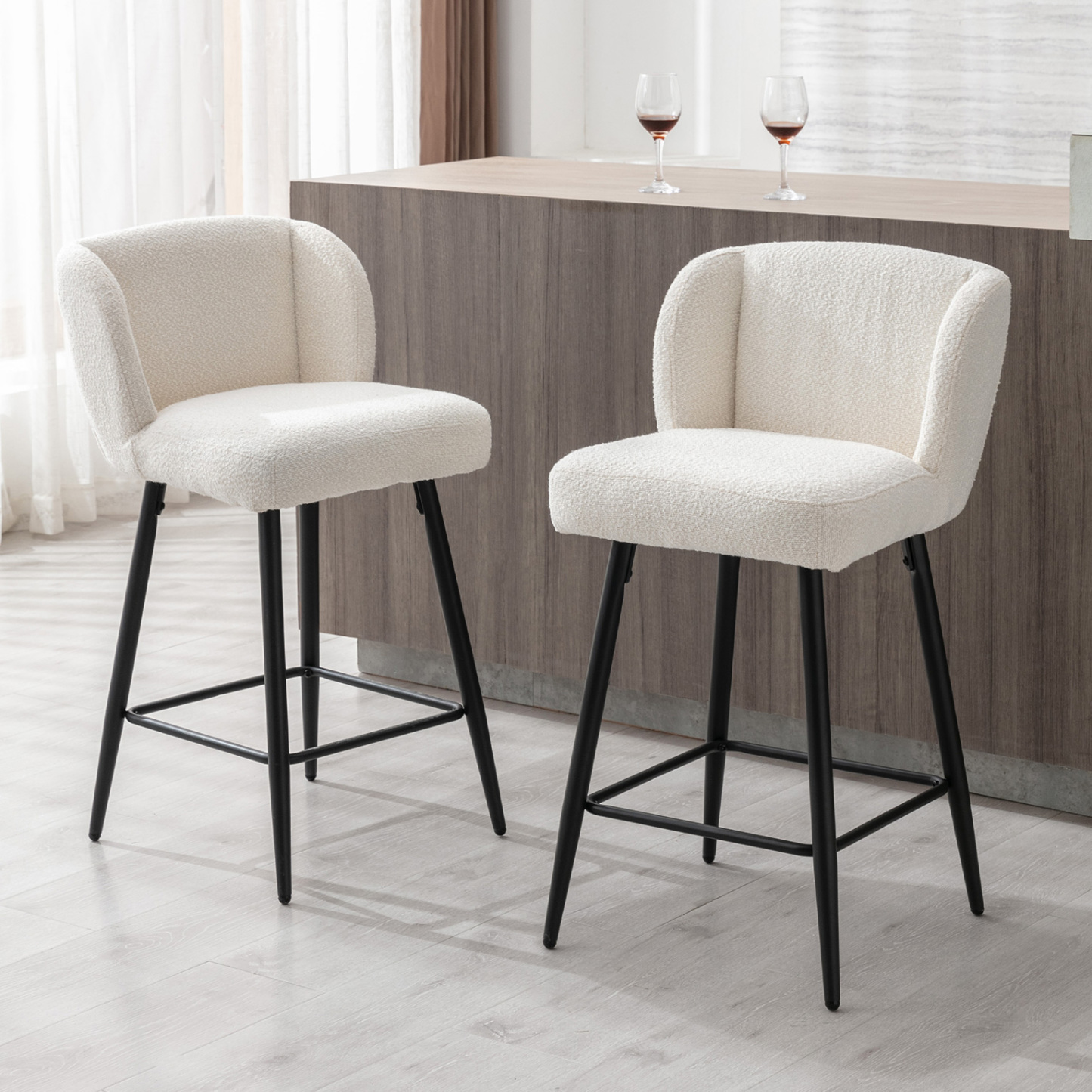 Ember Counter & Bar Stools (Set of 2)