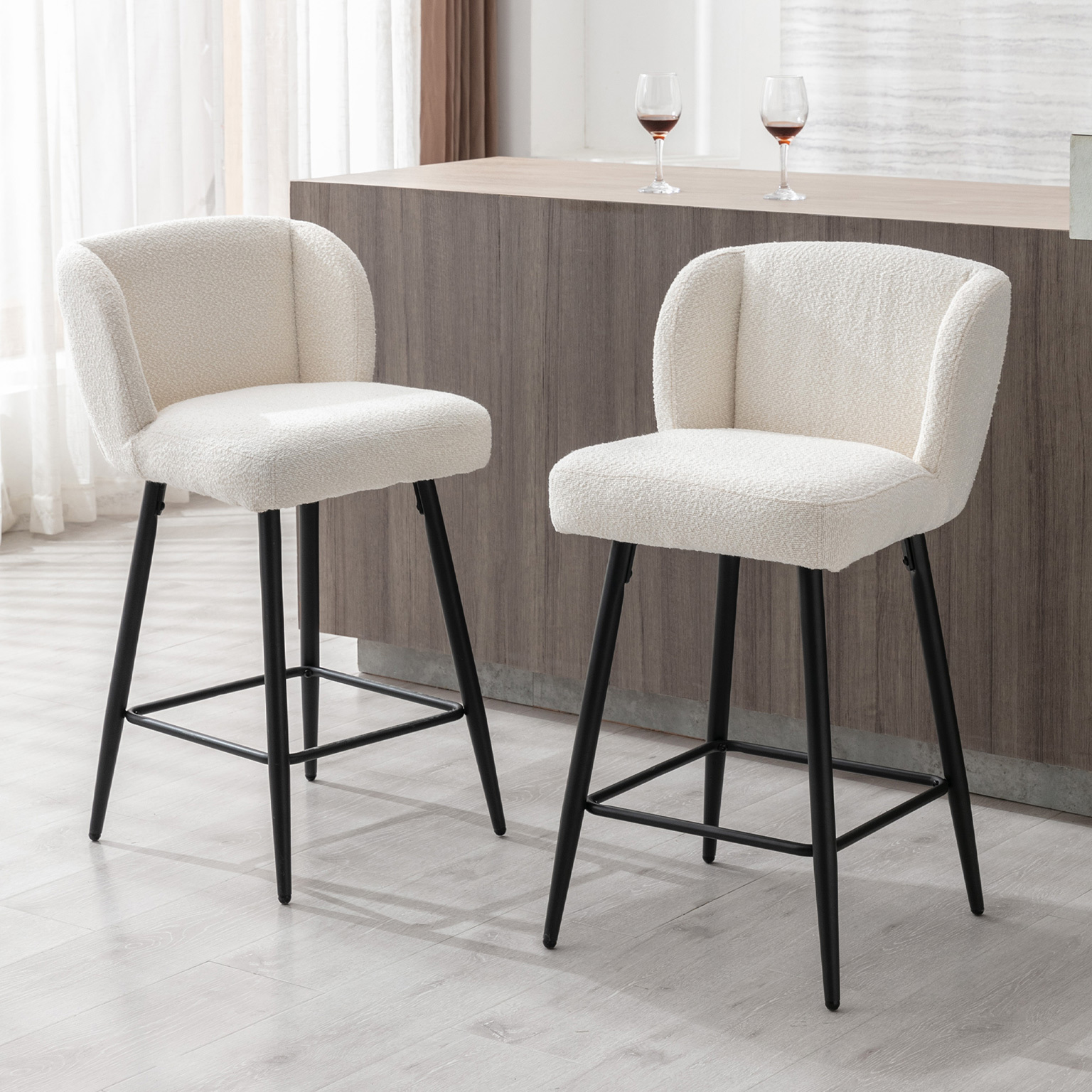 Ember Counter & Bar Stools (Set of 2)