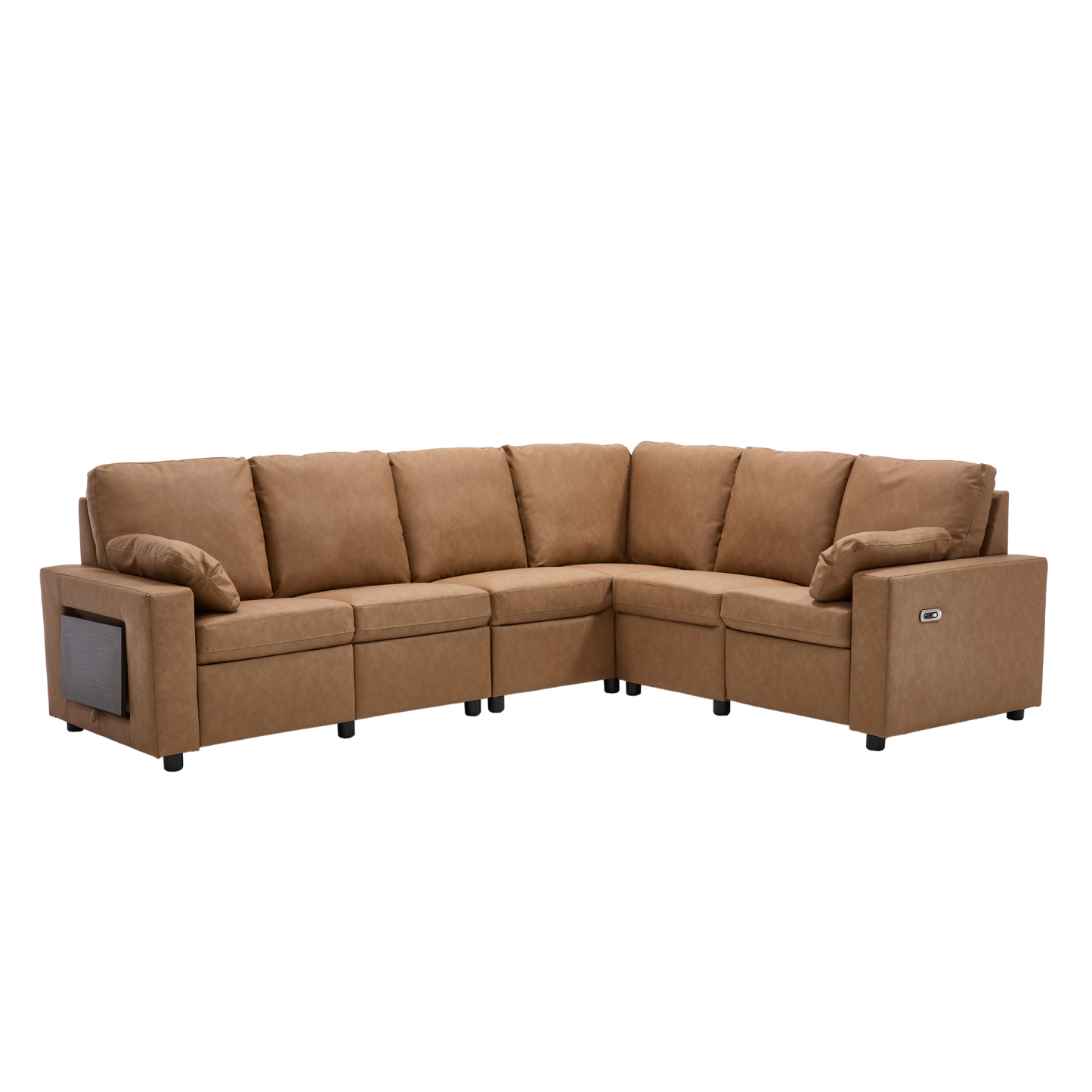 Levi Reclining Sectional Sofa With Storage