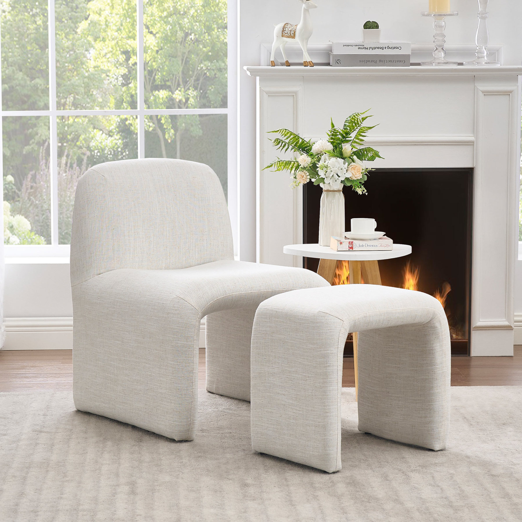 Riley Lounge Chair With Ottoman