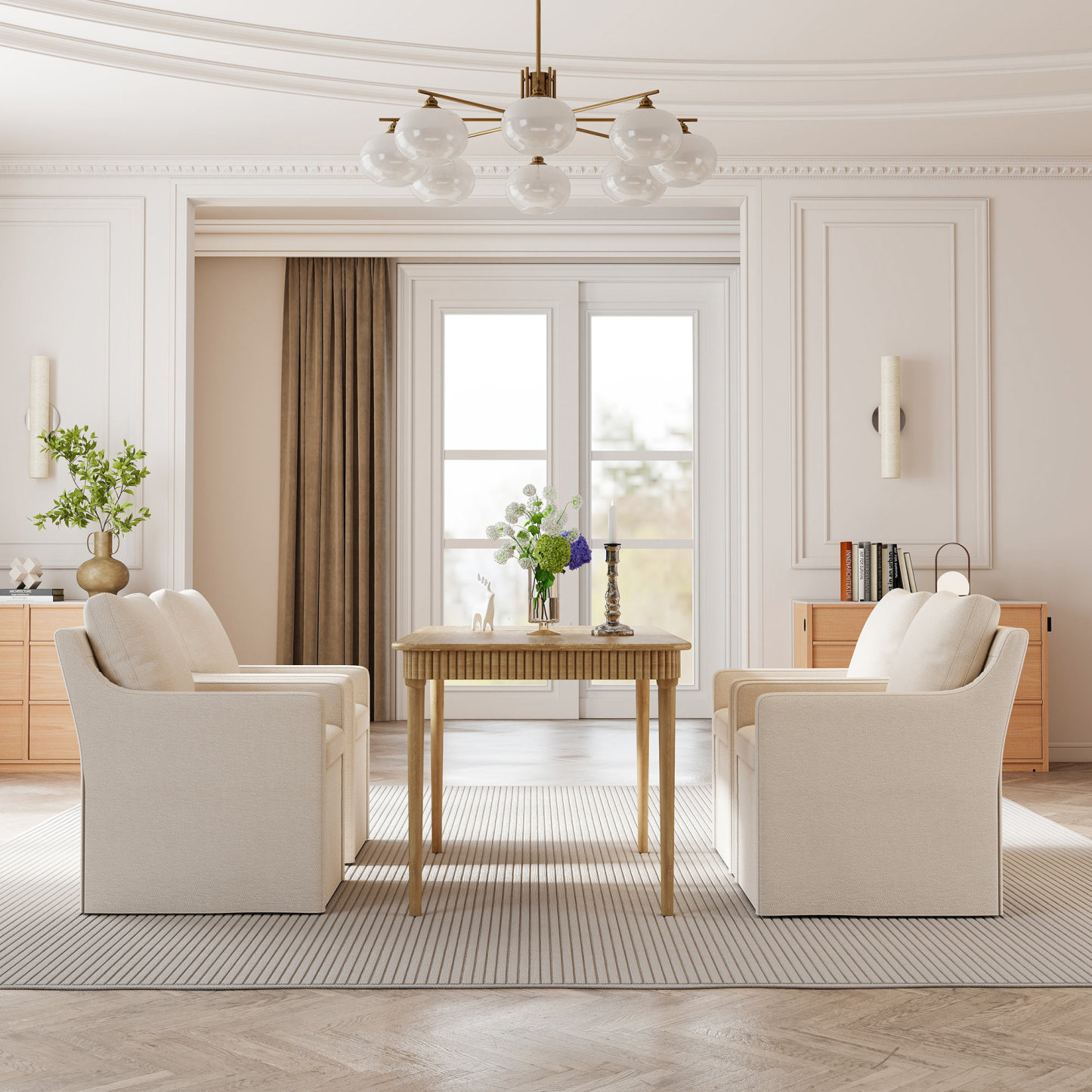 James 63'' Rectangular Dining Table Set