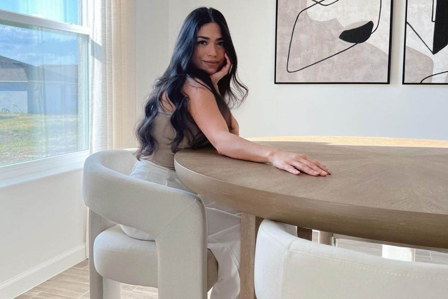 Everyday Dining with Velvet Chairs