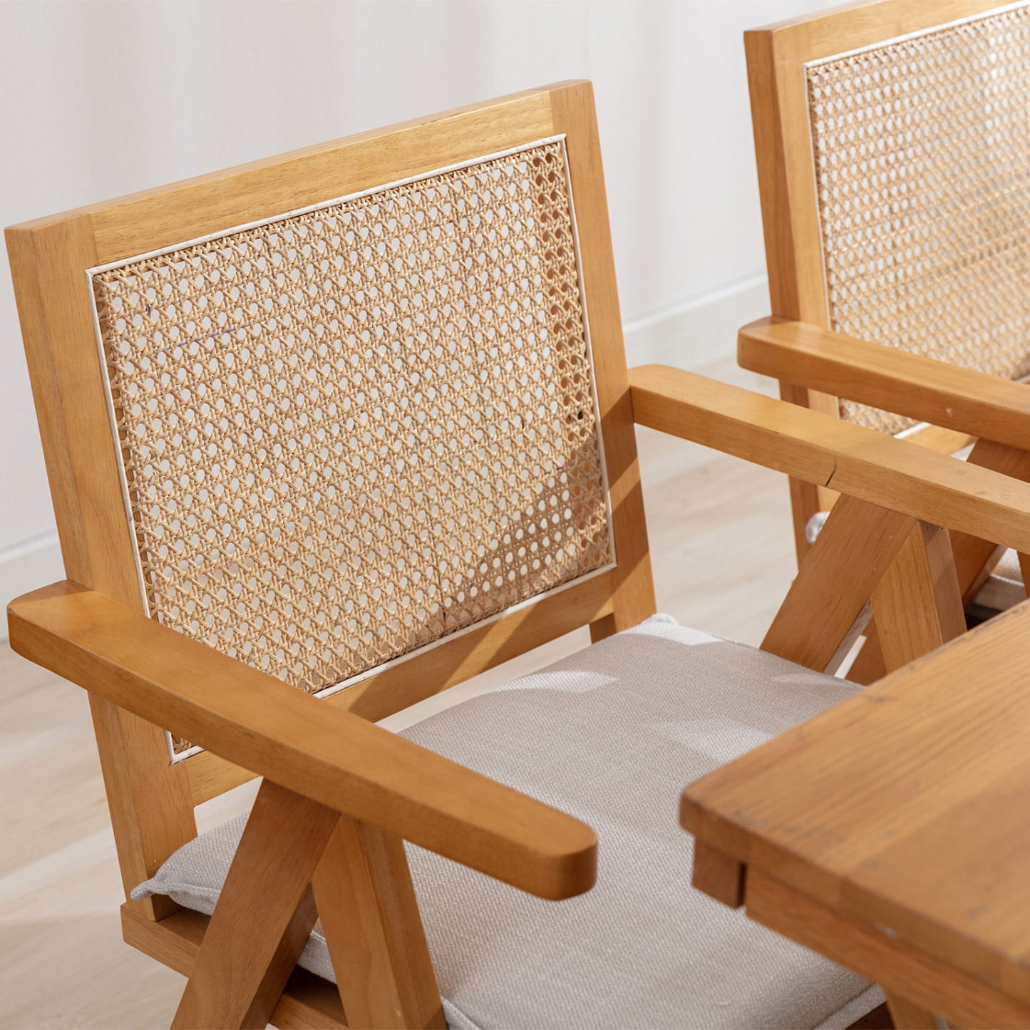 Cross Cane Armchair