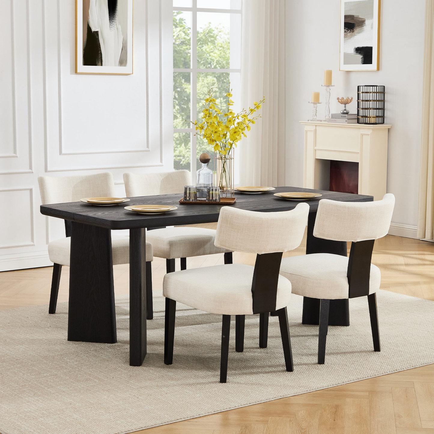 Rectangle Dining Table 71''