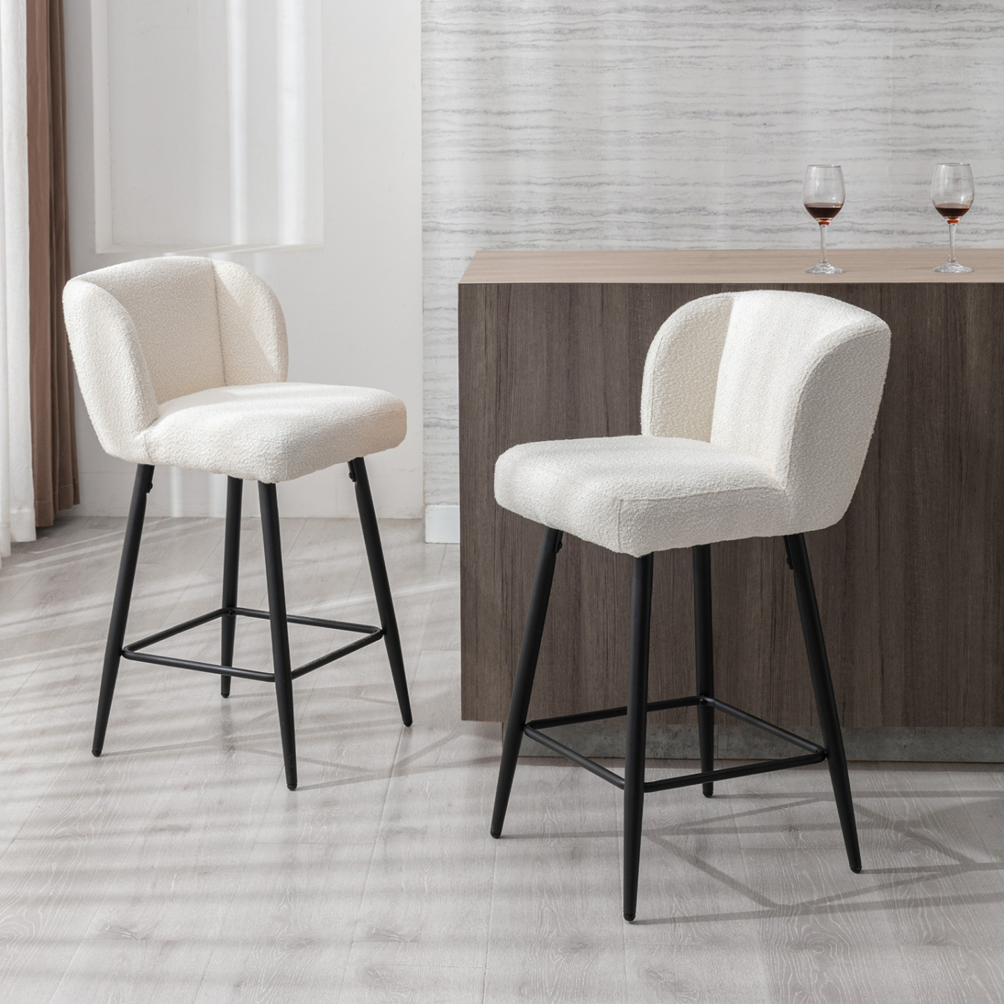 Ember Counter & Bar Stools (Set of 2)