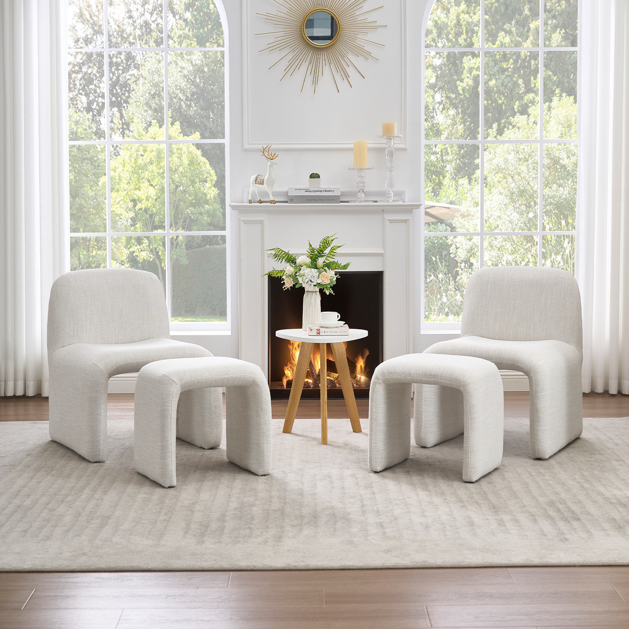 Riley Lounge Chair With Ottoman