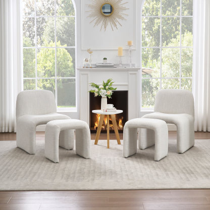 Riley Lounge Chair With Ottoman