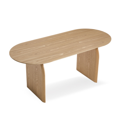 Birch Oval Dining Table Set