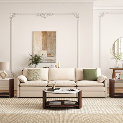 Gia Cultured Marble Coffee Table