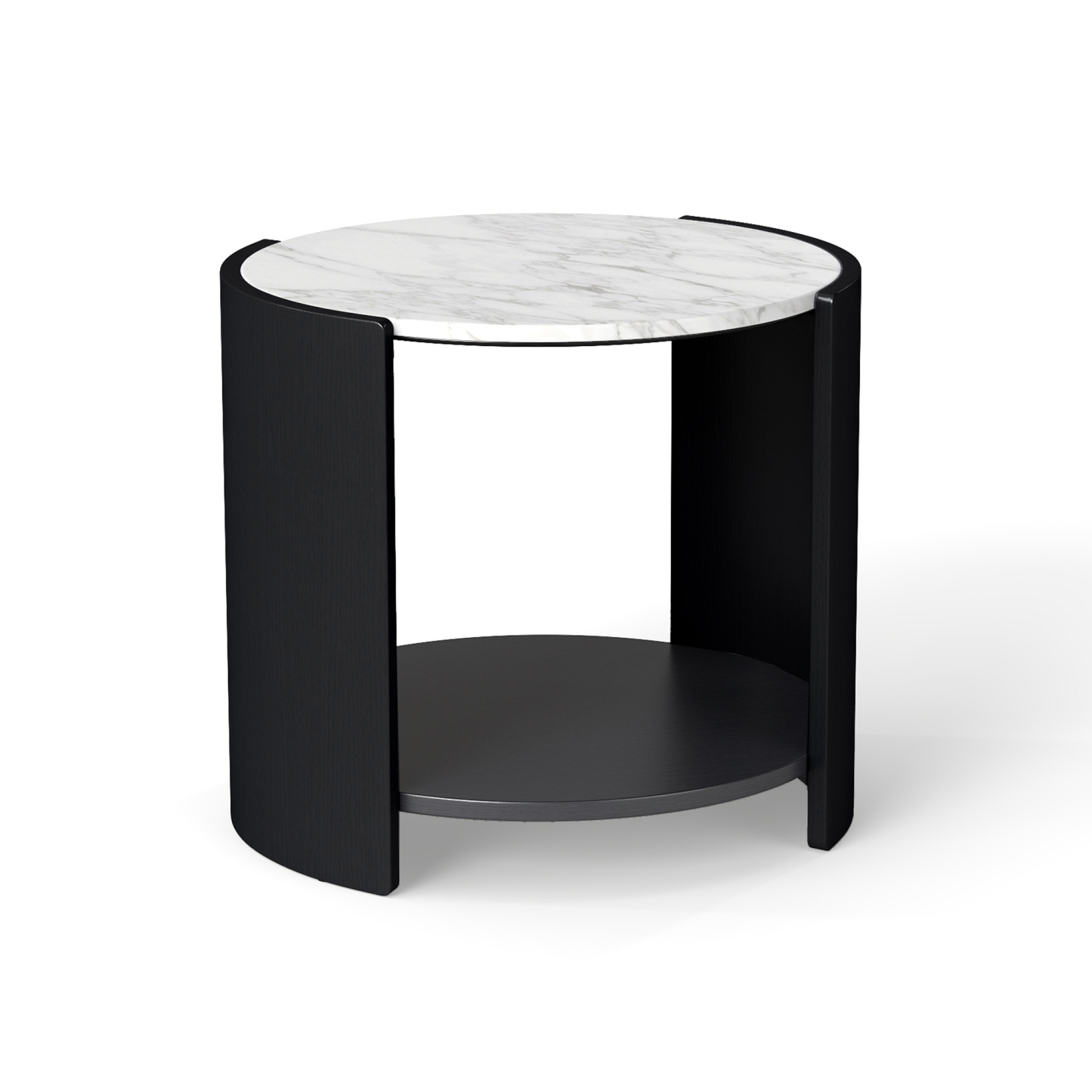 Gia Cultured Marble Side Table