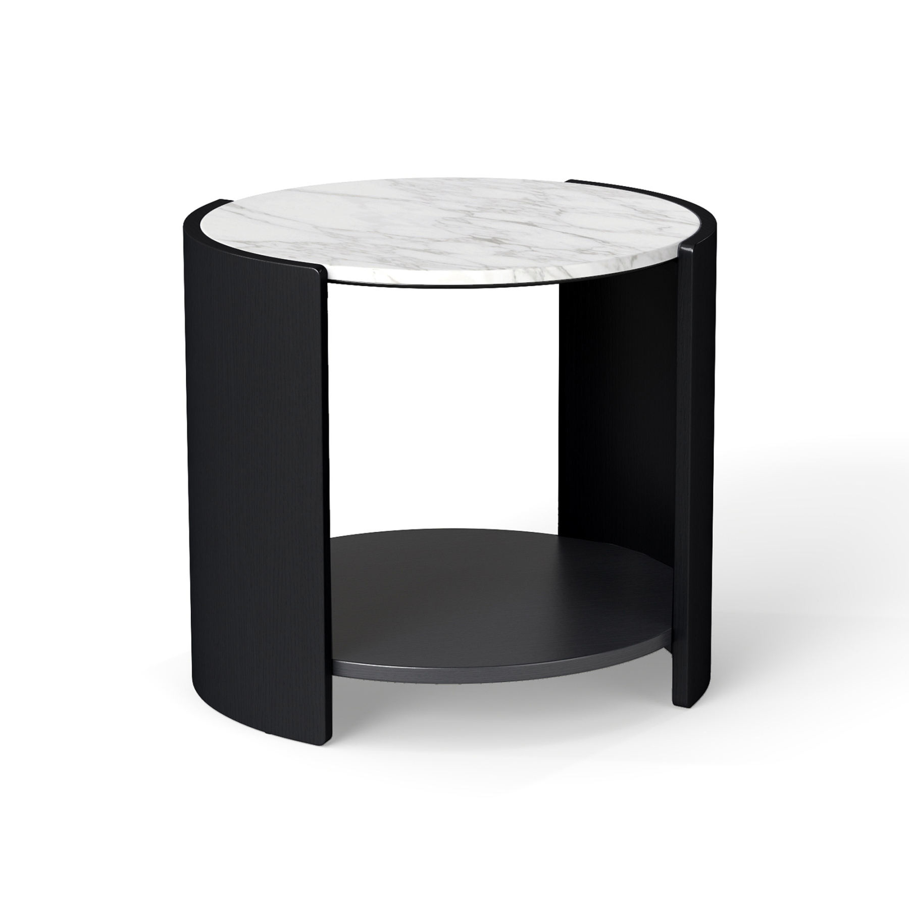 Gia Cultured Marble Side Table