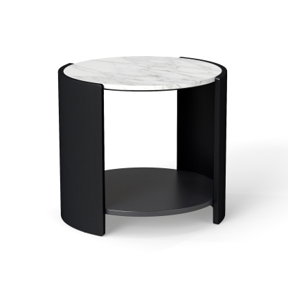 Gia Cultured Marble Side Table