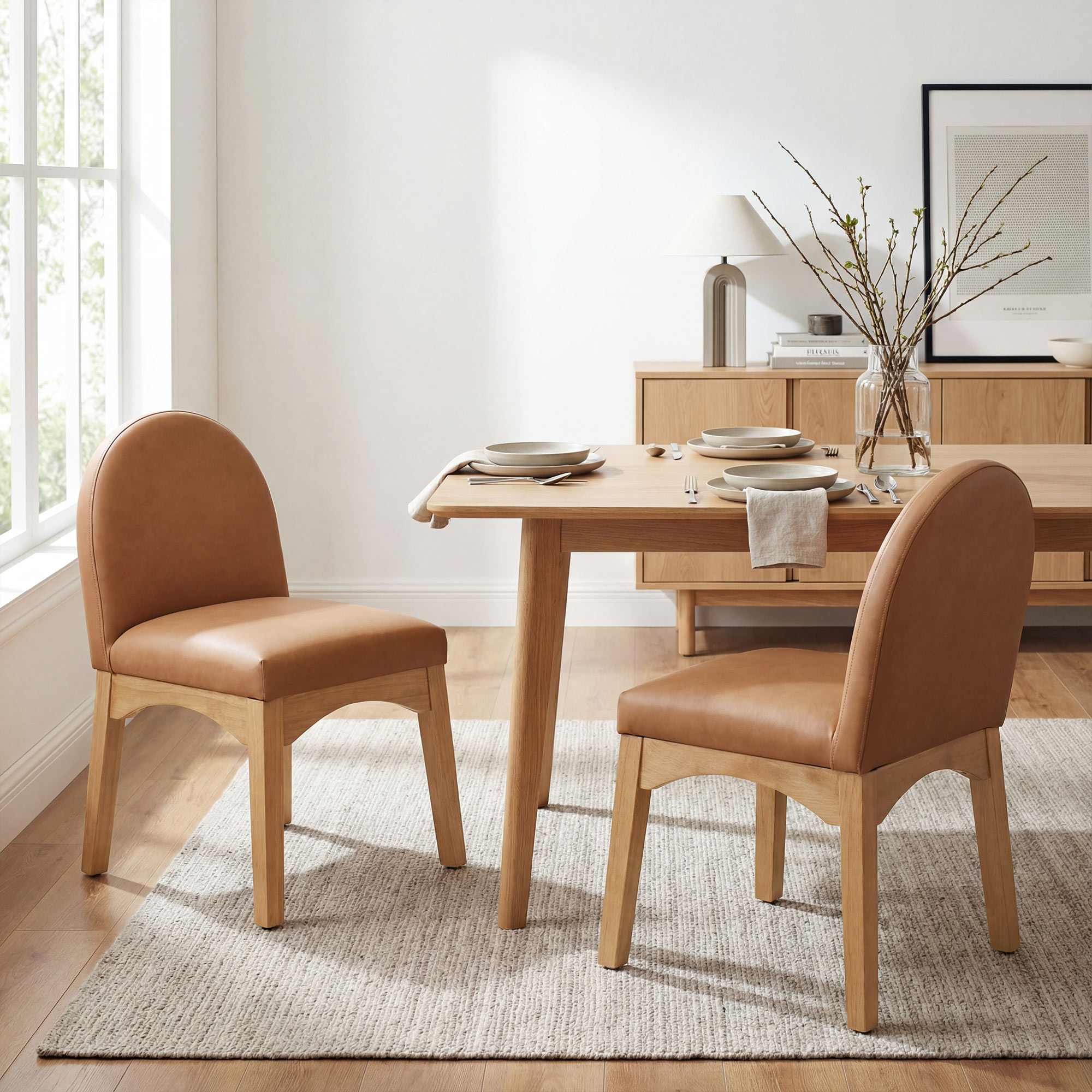 Nora Arched Dining Chairs (Set of 2) 