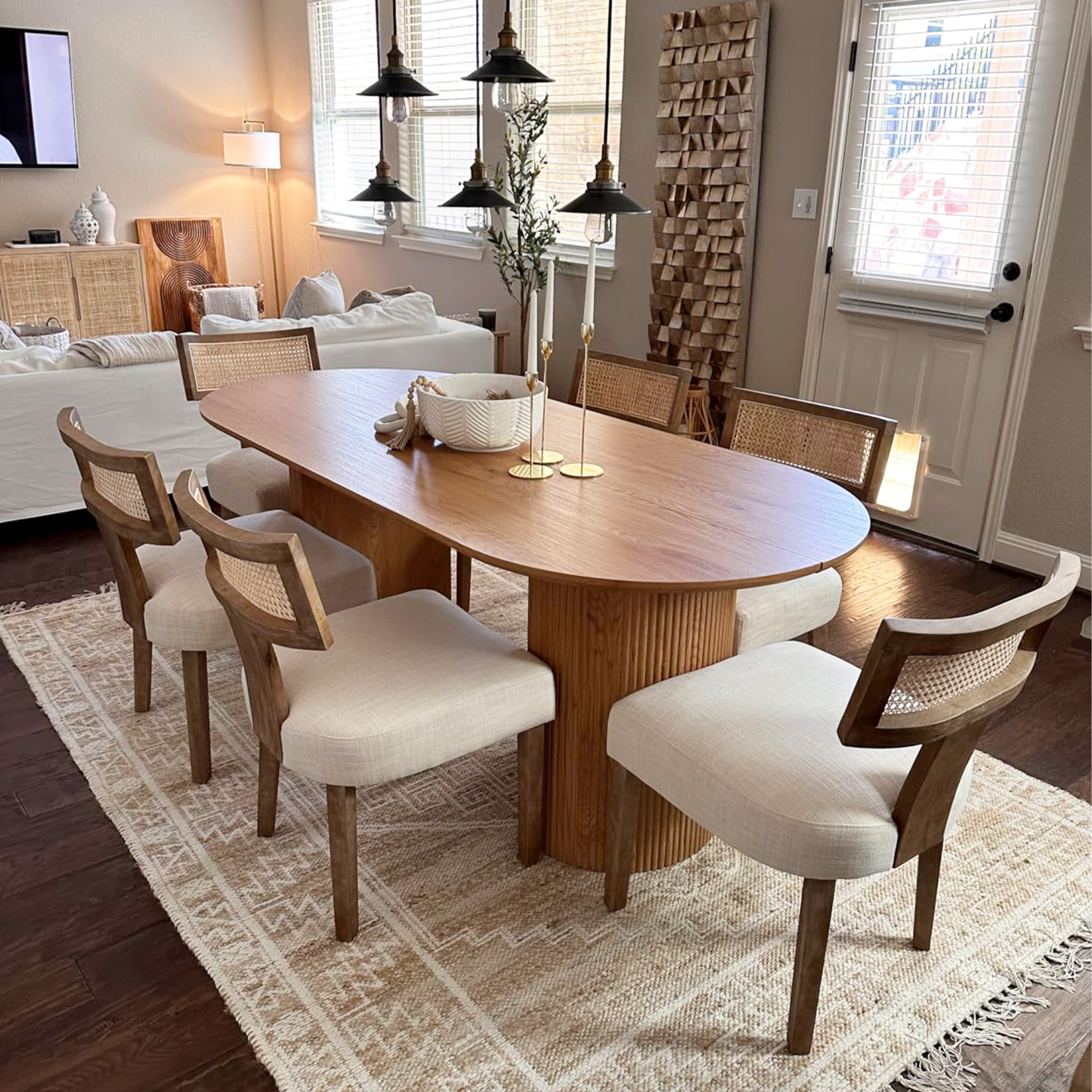 Payson Cane Dining Chairs (Set of 2)