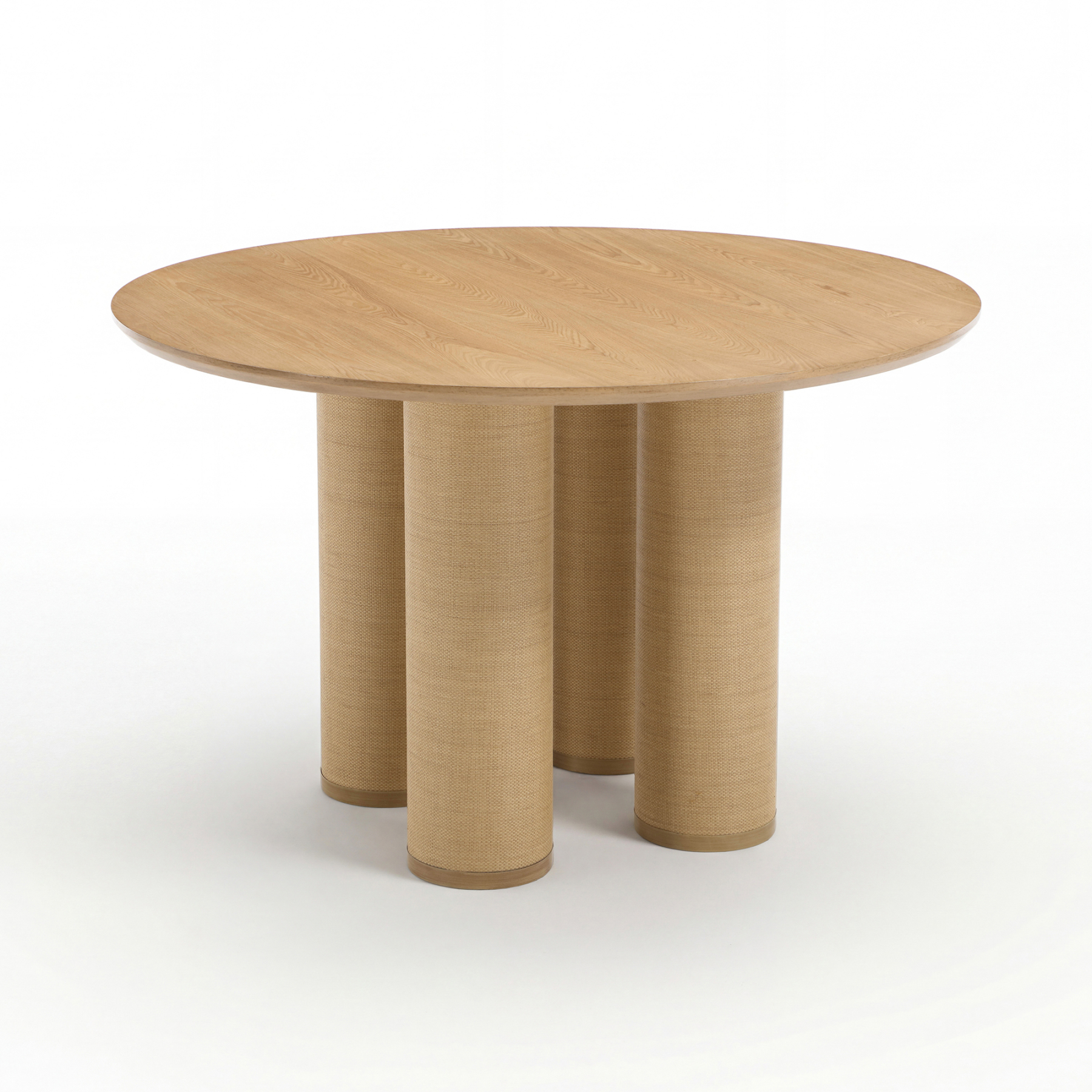 Elowen 47.5" Round Dining Table With Clara Chairs Set