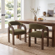 Clara Upholstered Dining Chairs (Set of 2)