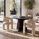 Dove Modern Upholstered Dining Chair-