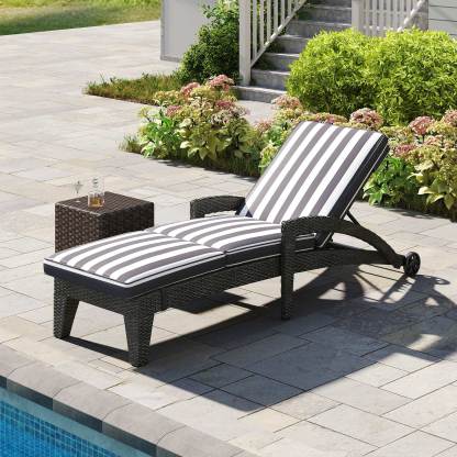 Brich Outdoor Chaise Lounge (Set of 2)