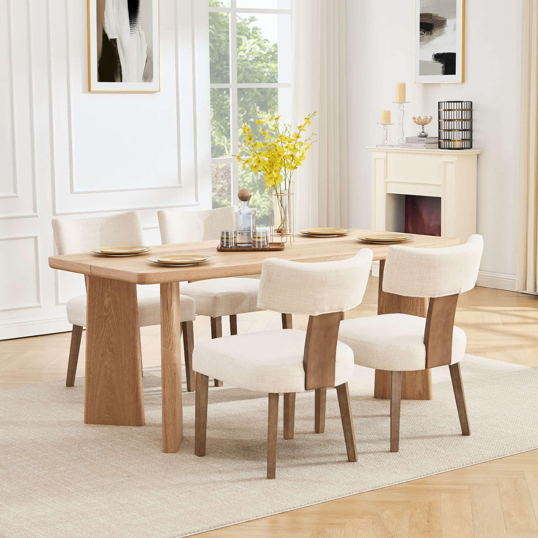 71 '' Rectangle Dining Table Set