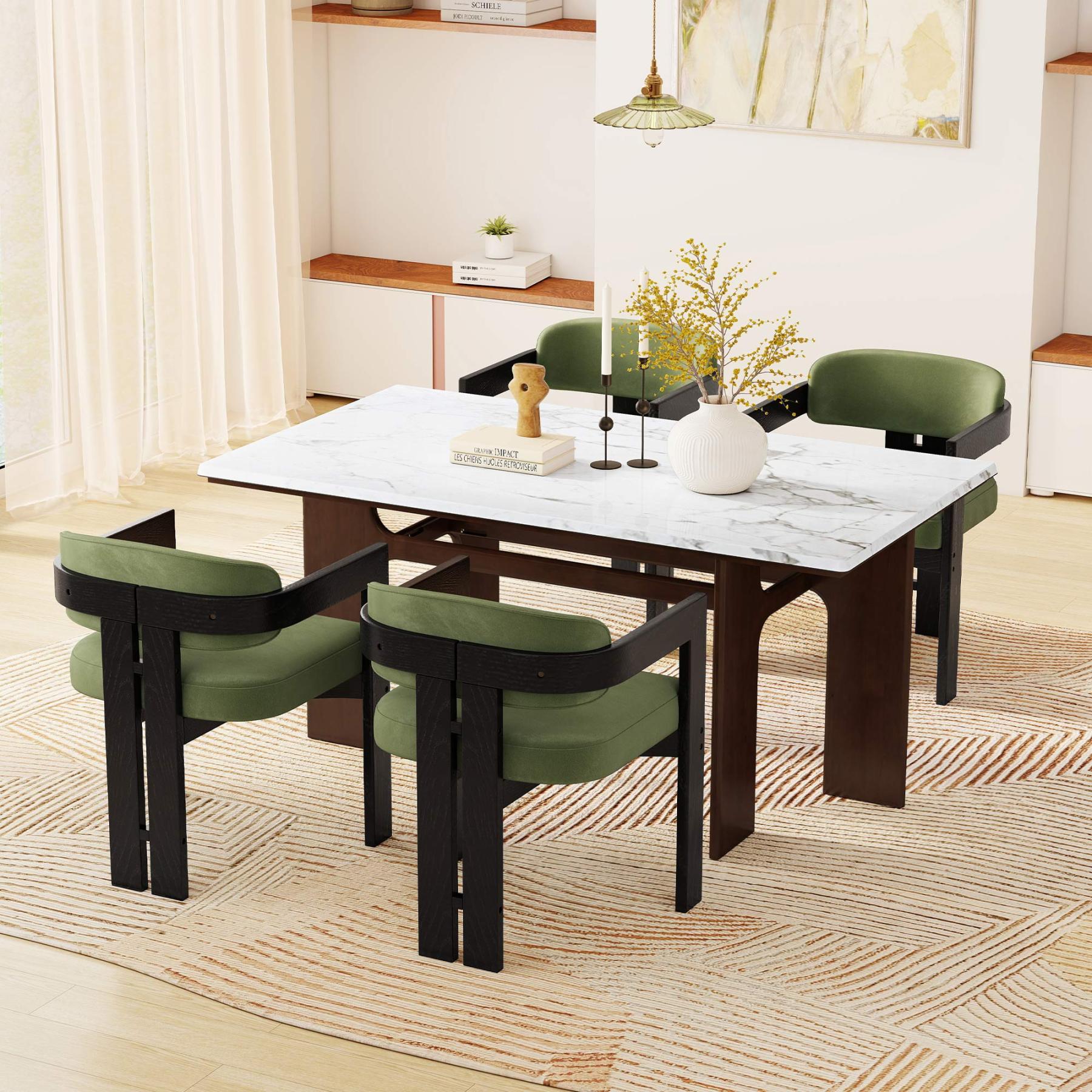 Alex Rectangle Dining Table 63''