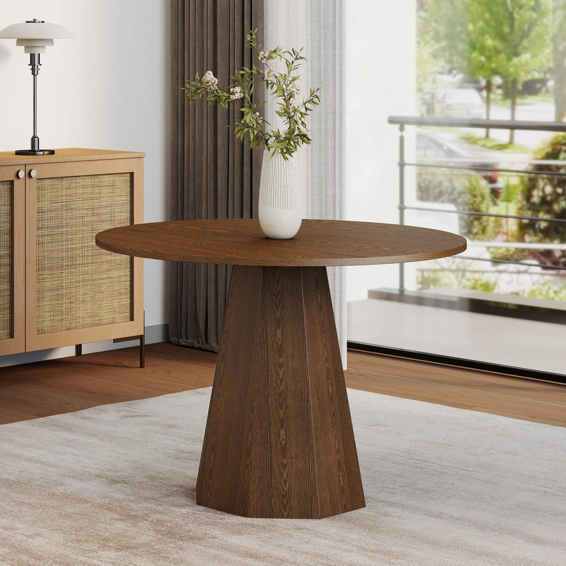 Clark 39" Round Modern Dining Table Set