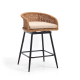 Neil Bohemian Swivel Cane Bar Set