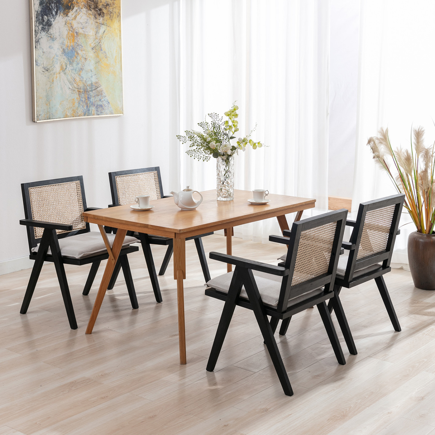 Cross Cane Armchair