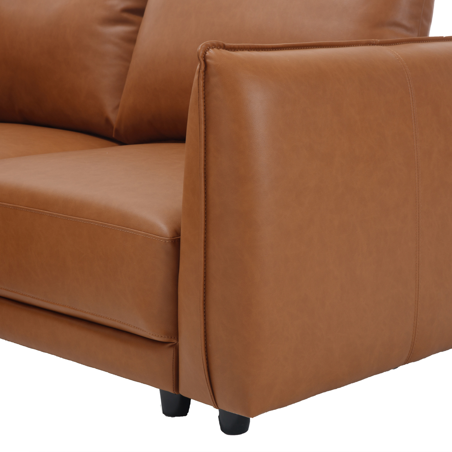 Leen Sectional Sofa - Modern Brown Sofa