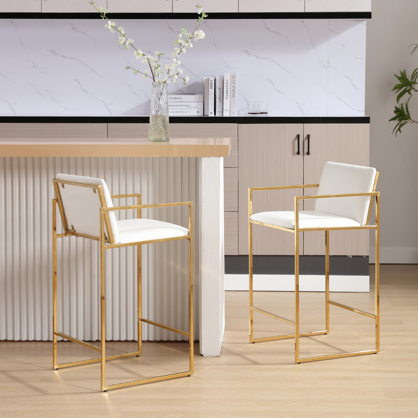 Fabio Counter Bar Stools (Set of 2)