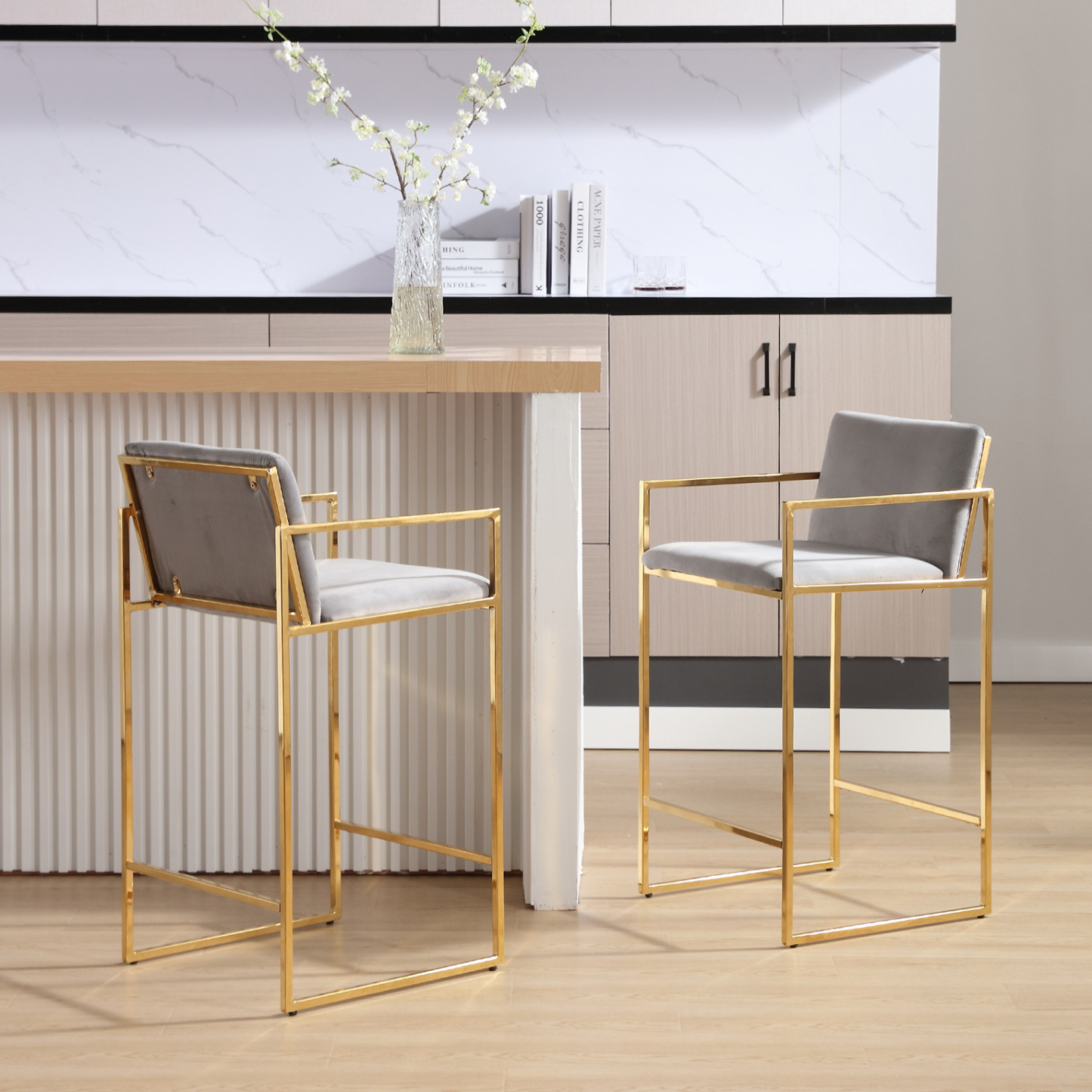 Fabio Counter Bar Stools (Set of 2)