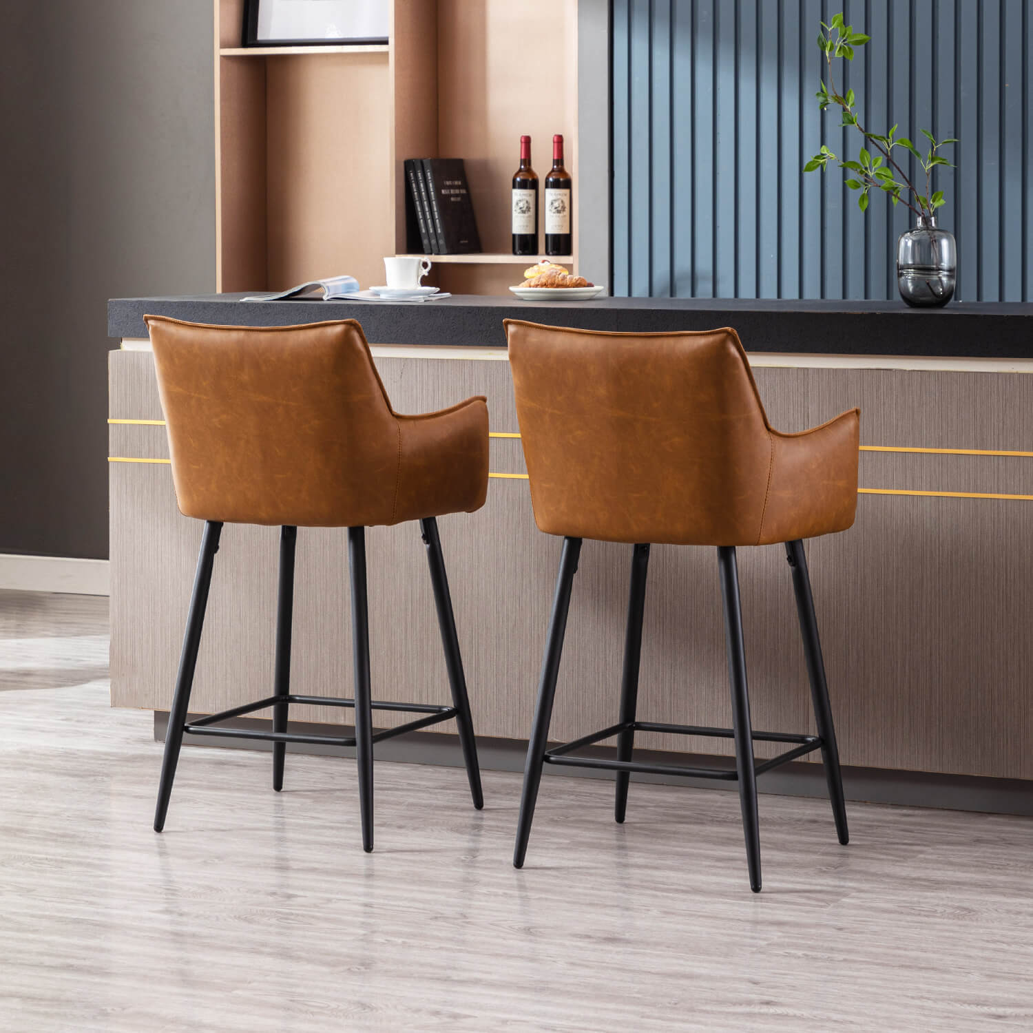 Dowel Bar Stools (Set of 2)