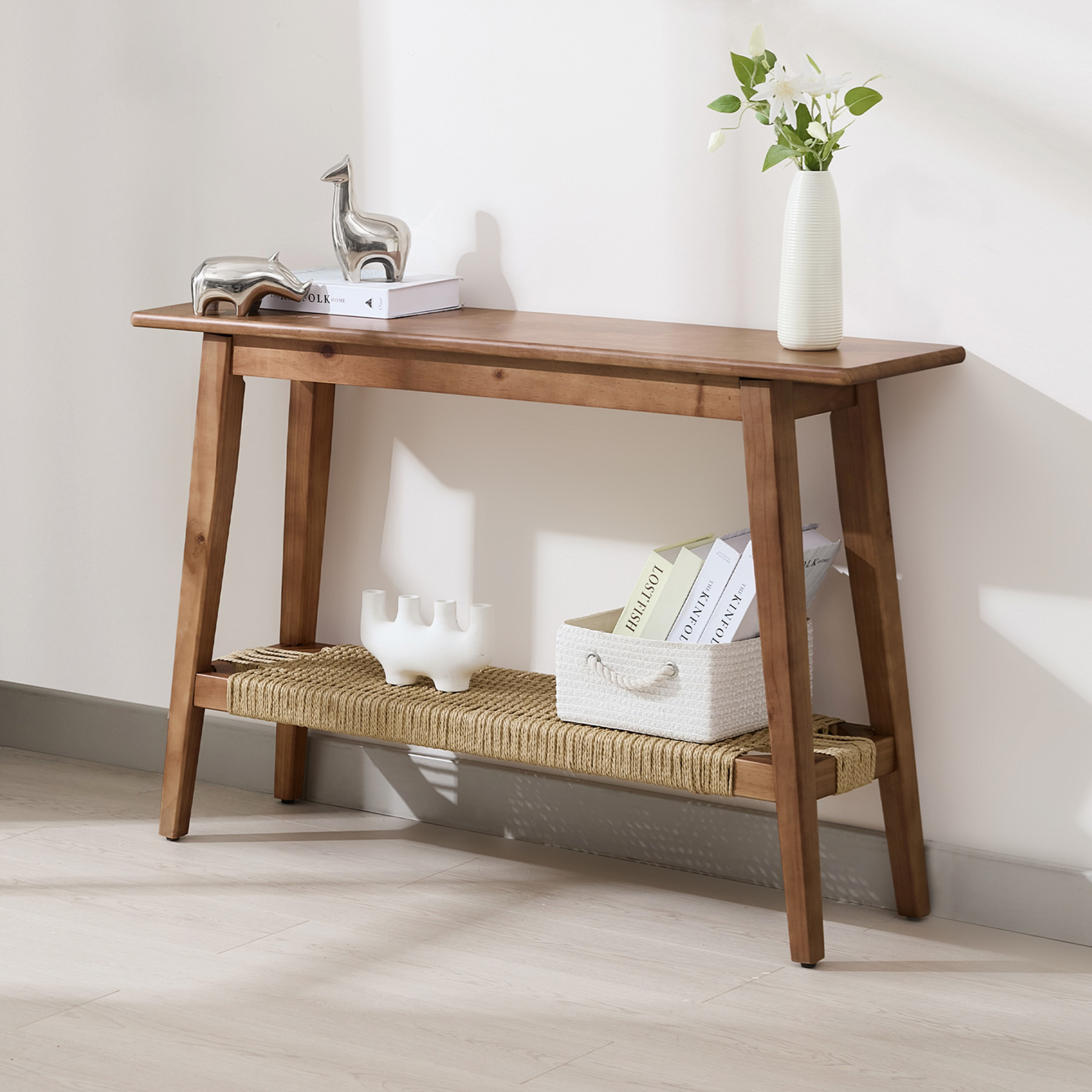46'' Karen Woven Console Table