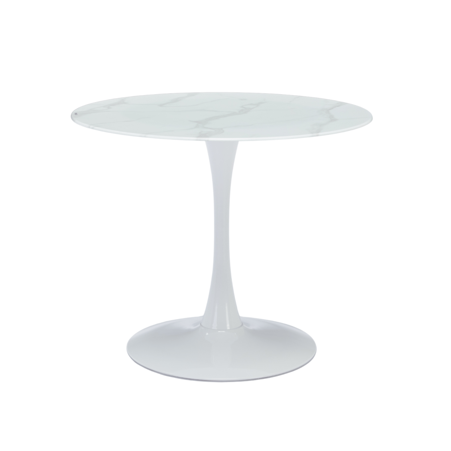 35'' Tulip White Dining Table
